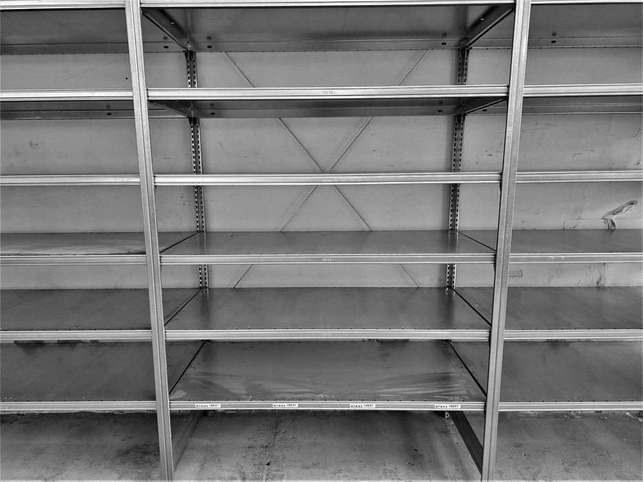 Regał 62x220x400cm/21 Magazynowy Metalowy Ocynk Garaż Piwnica Warsztat