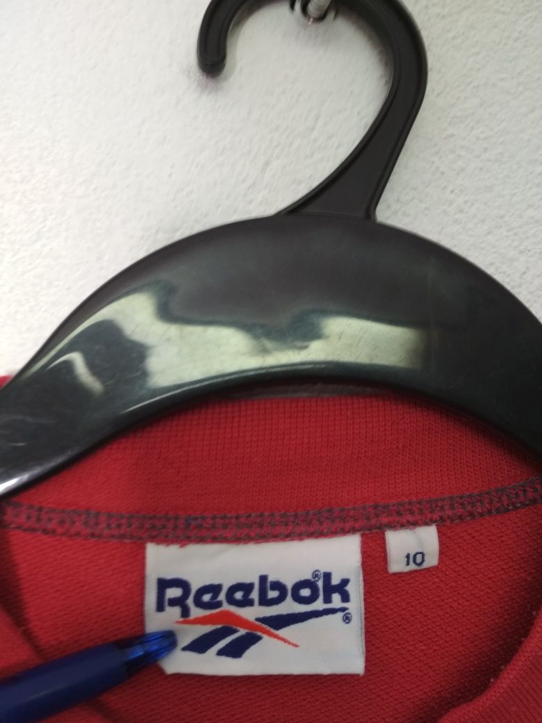 Reebok vintage czerwona bluza M