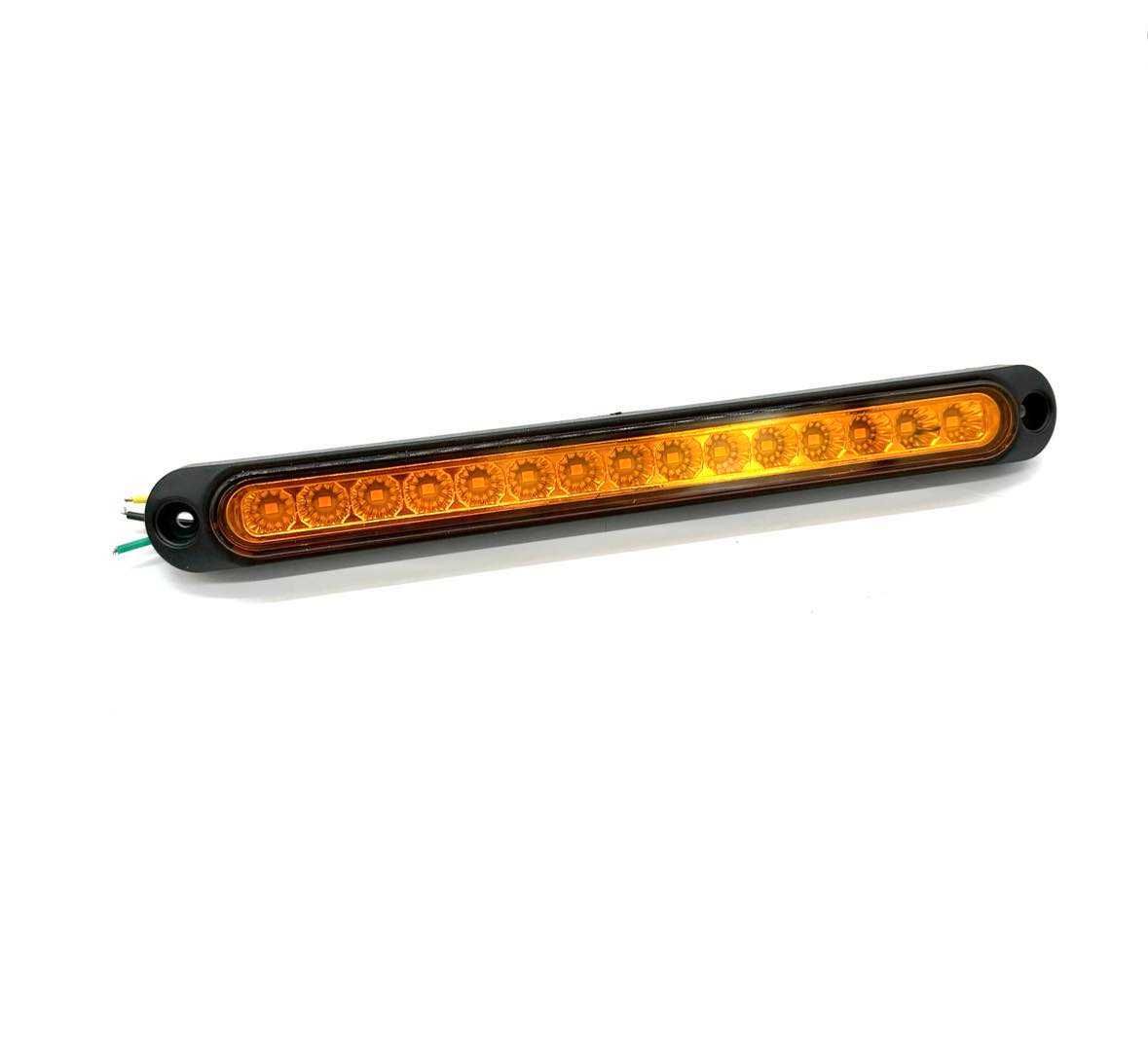 Lampa obrysowa LED pomarańczowa 25 cm 12-24V 2 sztuki