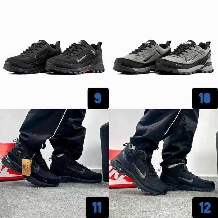 Кросівки Nike на осінь / єврозиму у різних варіаціях | розміри 36-46