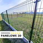 Ogrodzenie panelowe 153 cm + podmurówka | PRODUCENT