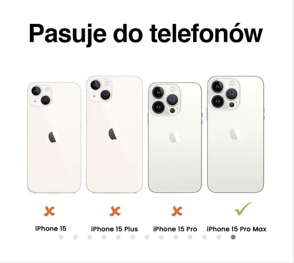 Etui Iphon 15 pro Max Czarne grafitowe