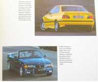 BMW M3 E36 Coupe & Cabrio '94 prospekt IDEAŁ *Wyprzedaż kolekcji !