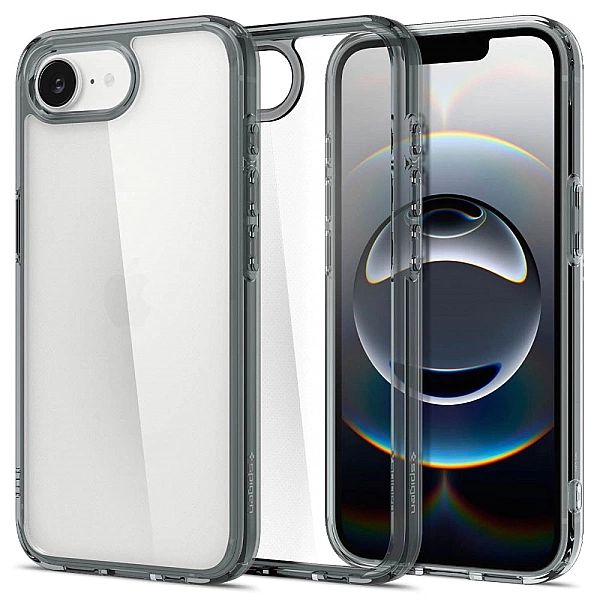 Etui Spigen Ultra Hybrid na iPhone 16e - szare