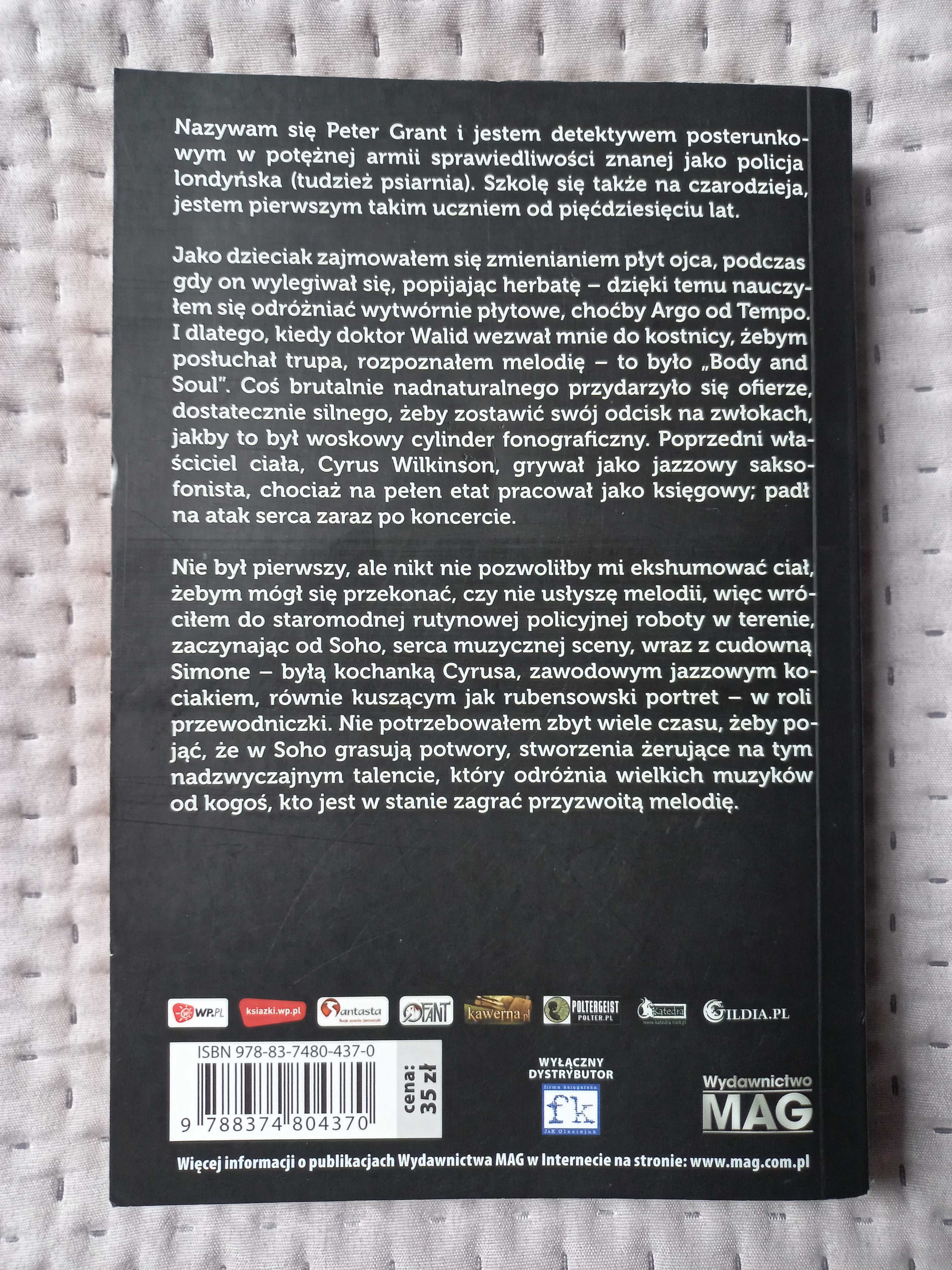 Książka "Księżyc nad Soho" Ben Aaronovitch