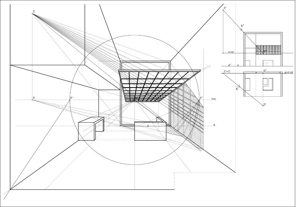 Geometria Wykreślna - Korepetycje, Arkusze i Rysunki, Geometria w 3D.