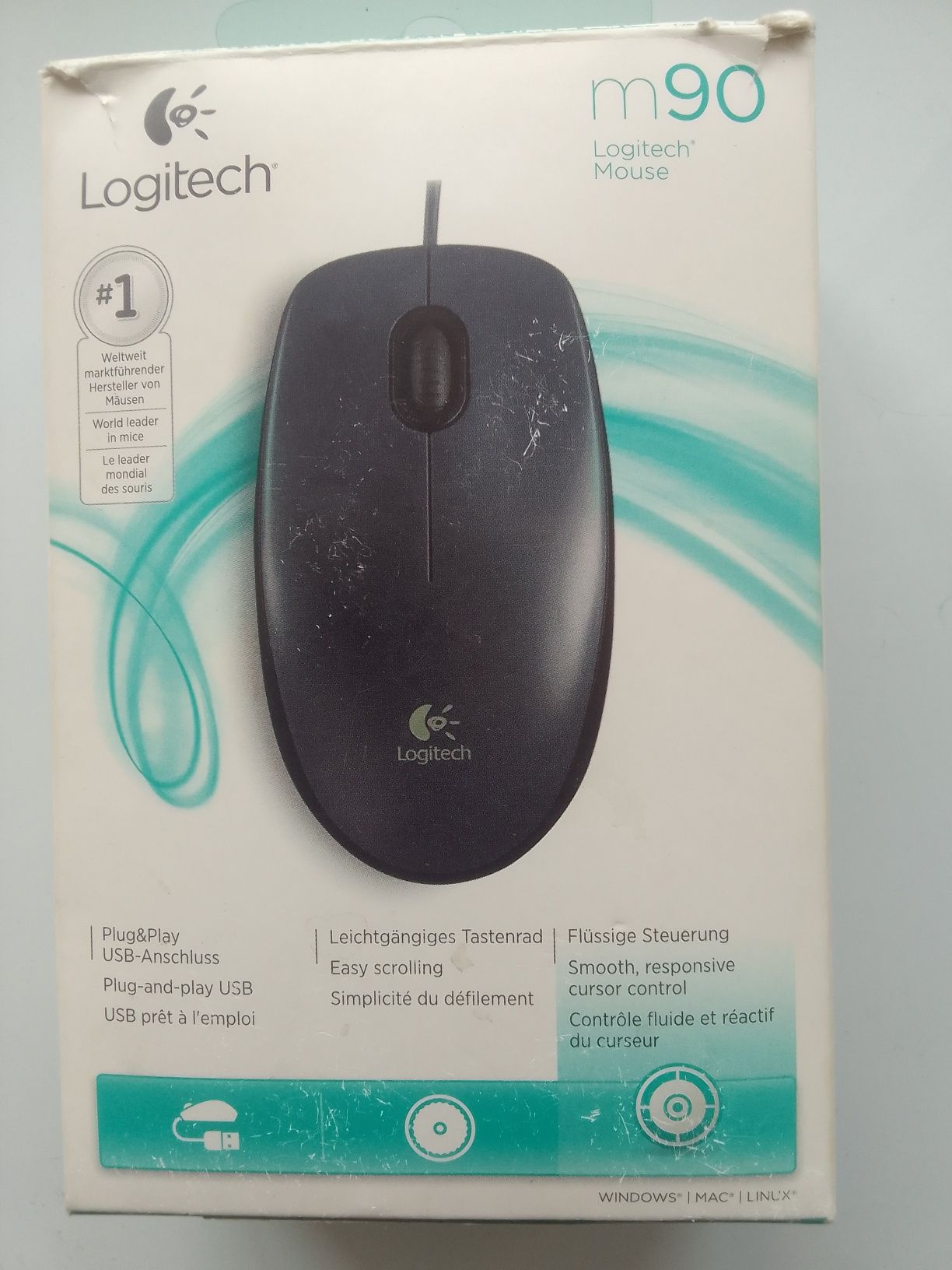 Мышь(проводная)Logitech m90