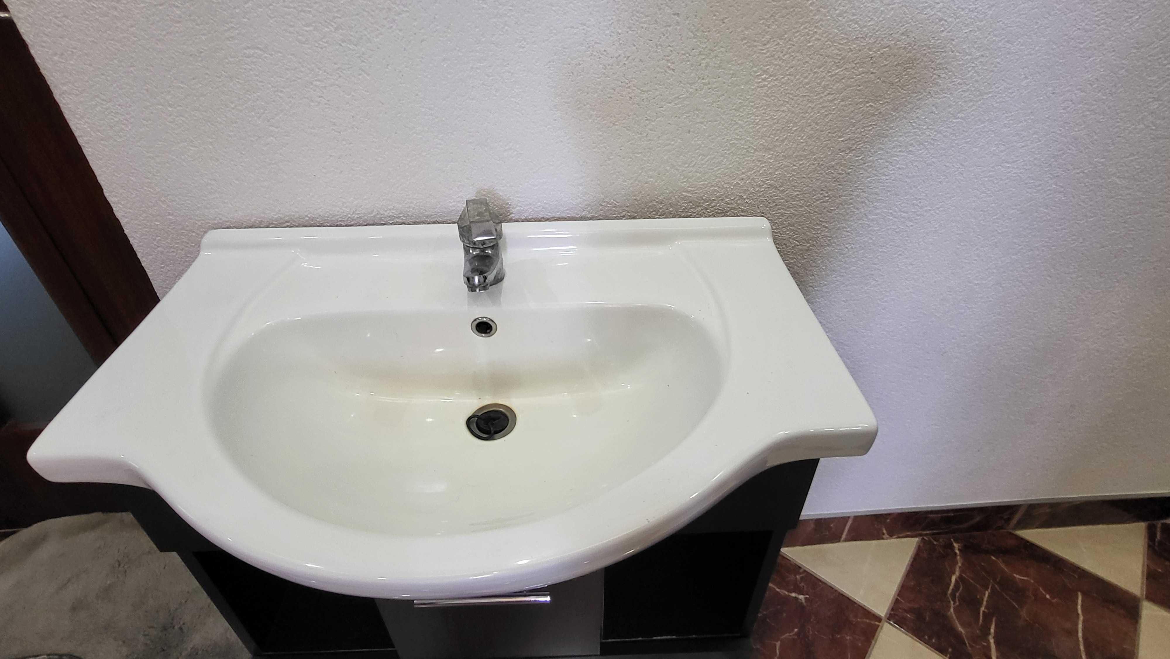 Szafka łazienkowa brązowa 76 cm