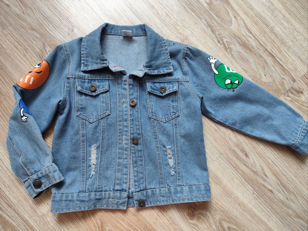 Kurtka z jeansu dżinsowa M&M's r. 110