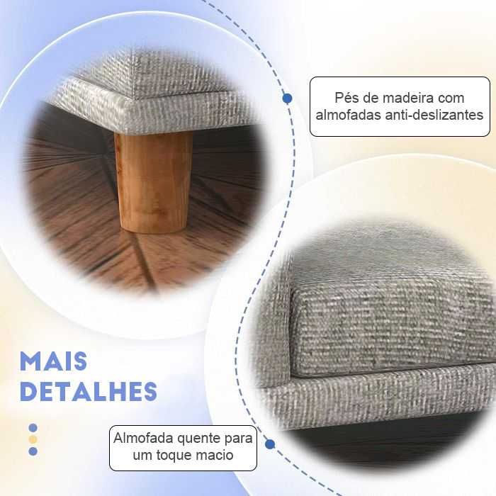 NOVO-Sofá para cães grandes, cama elevada 98x67x25cm, suporta até 40kg