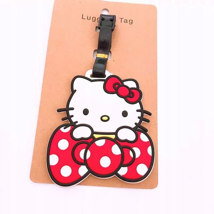 Zawieszka Przypinka Adresówka Tag do walizki plecaka torby Hello Kitty