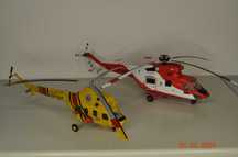 Śmigłowiec LPR Mi-2 Pogotowie SP-SXF Helikopter GOTOWY 1/48
