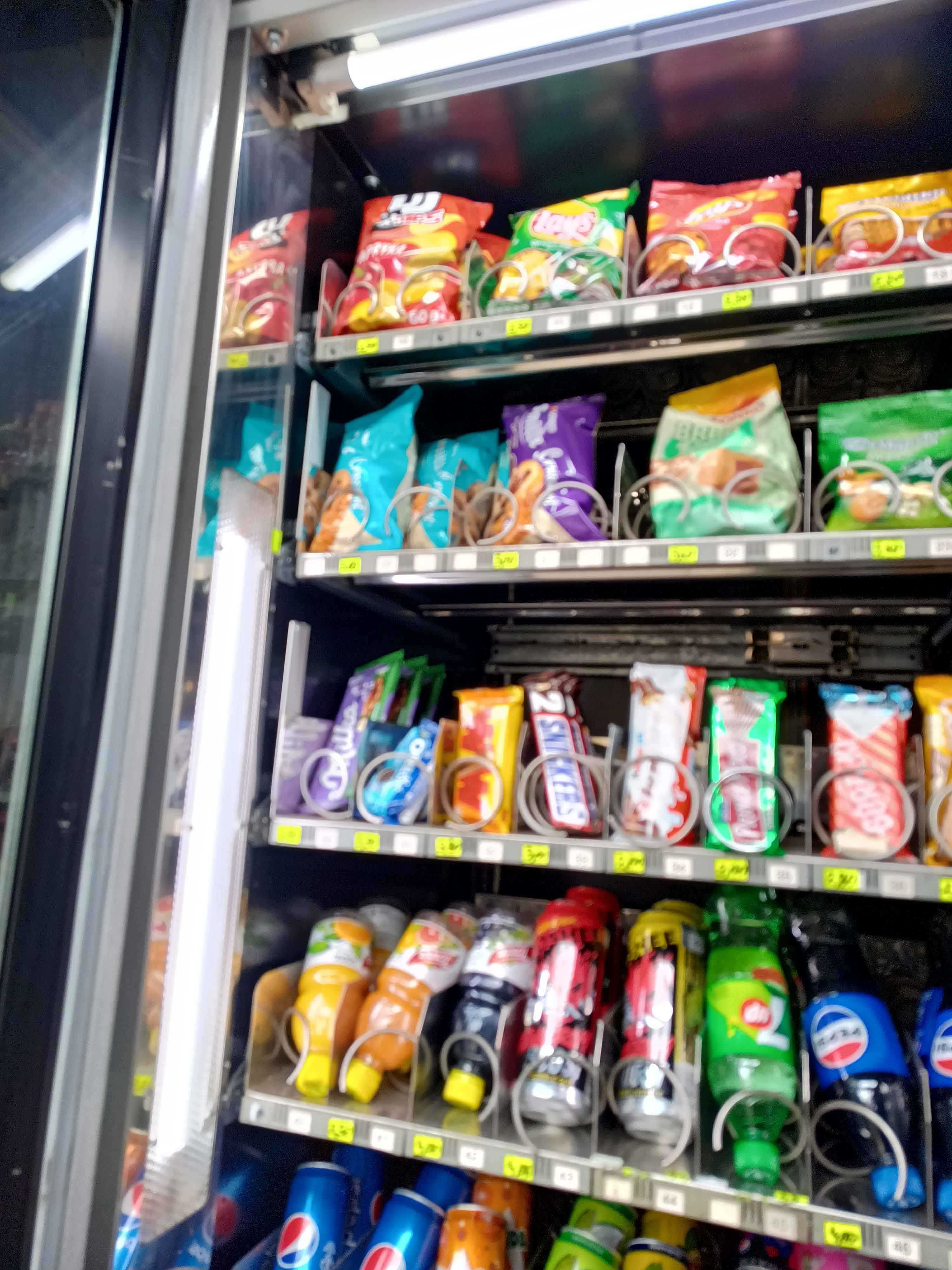 Automat Sprzedający Wurlitzer SL 550 Słodycze Przekąski Zimne napoje