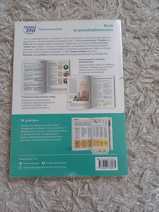 Krok w przedsiębiorczość podręcznik do podstaw przedsiębiorczości