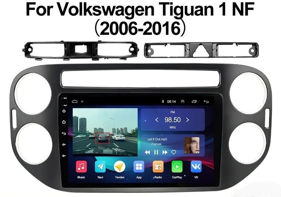 Магнитола Volkswagen Tiguan 2006-2016, Golf 6, Polo Android