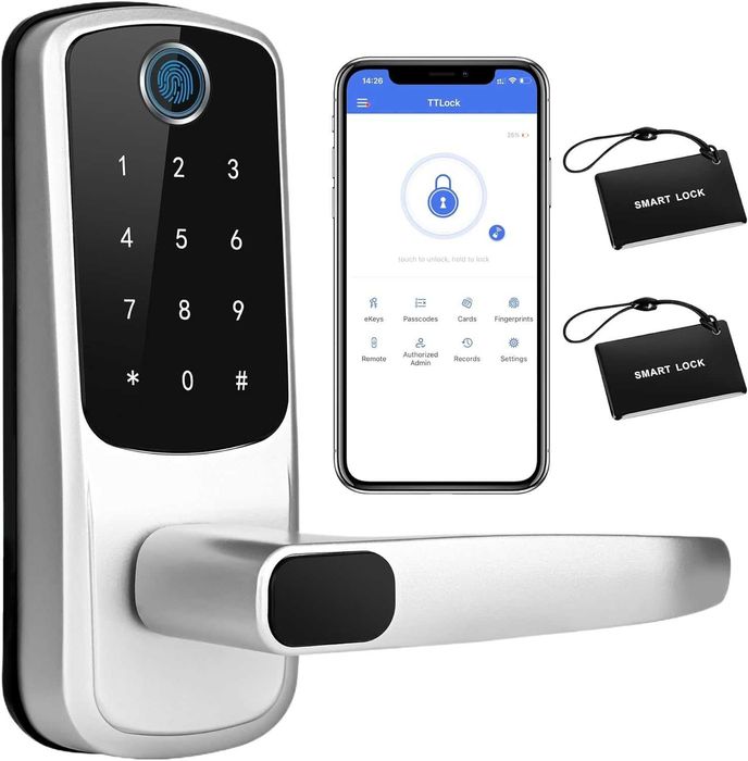 Fechadura Inteligente ‼️ TTLock ‼️WiFi ‼️ Biométrica ‼️IP65 ‼️c/ App