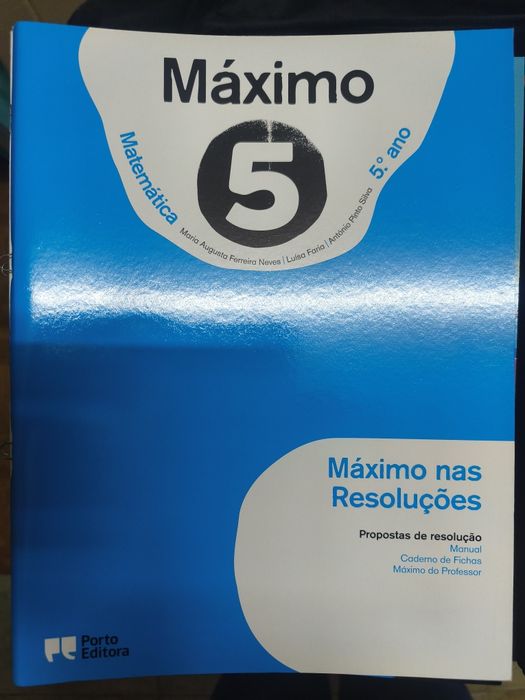 Espaço 5 (manual de matemática+ca+recursos do prof.) COM SOLUÇÕES