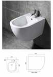 Zestaw misa CARLO Mini Rimless Flat + bidet CARLO Mini WHITE BIAŁY