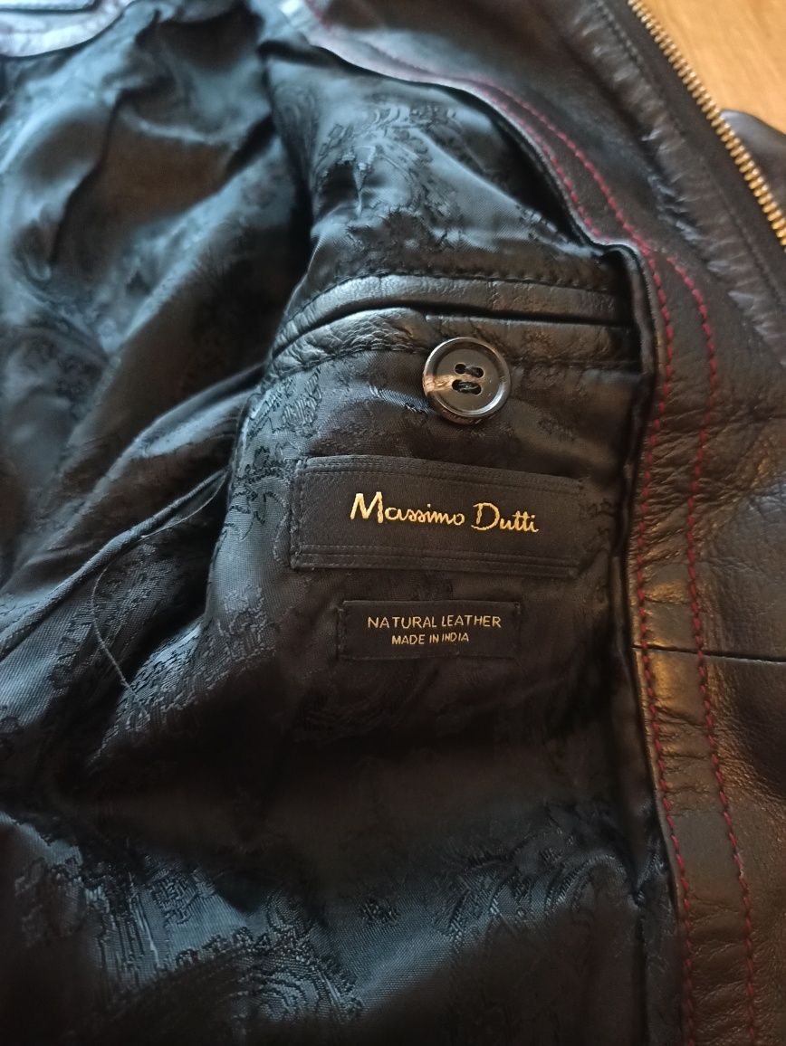 Skórzana ramoneska Massimo Dutti