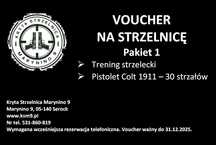 Voucher na Krytą Strzelnicę Marynino