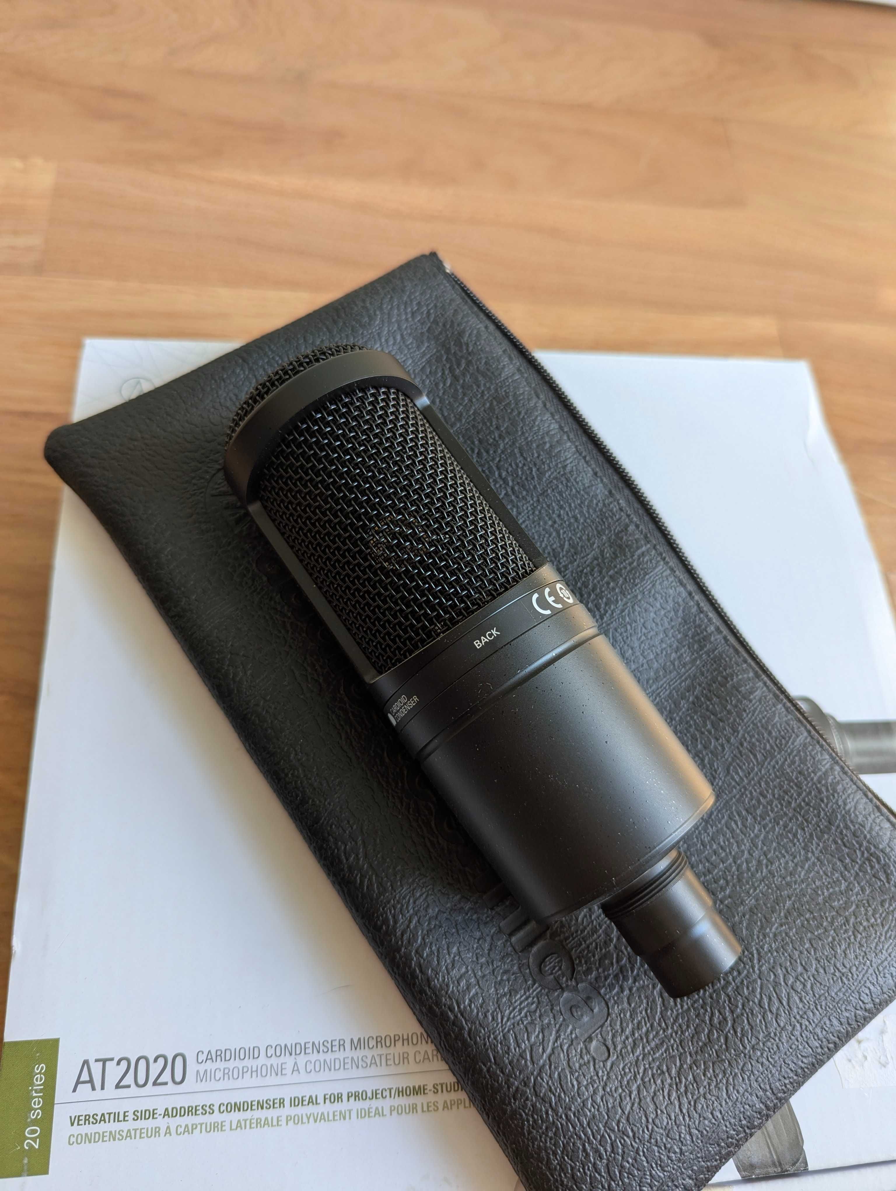 Mikrofon Pojemnościowy Studyjny - Audio Technica AT2020