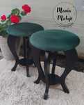 Taboret butelkowa zieleń taborety malowane