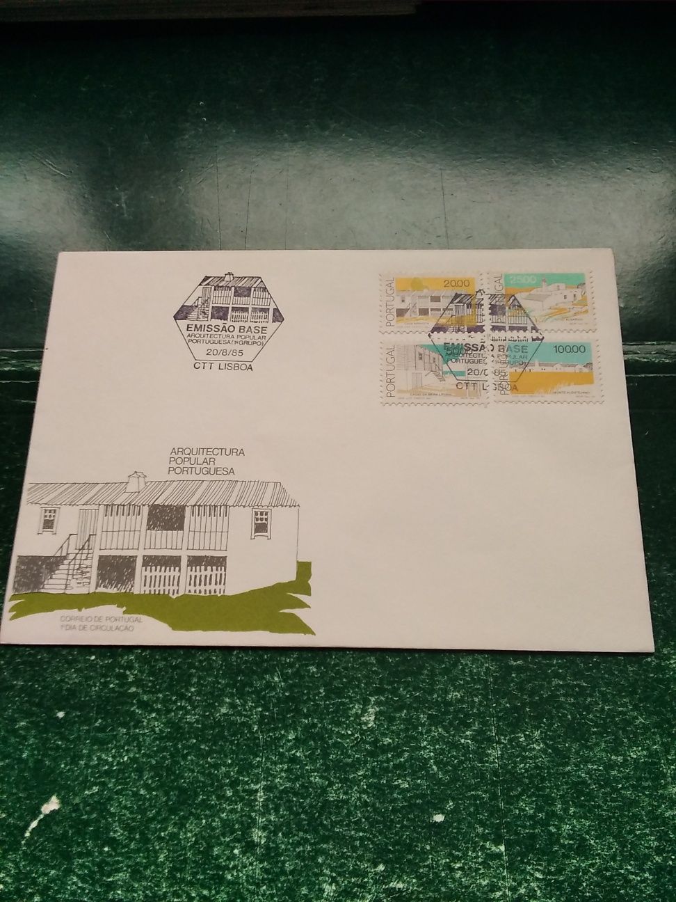 1985 FDC Arquitetura Popular Portuguesa MNH **