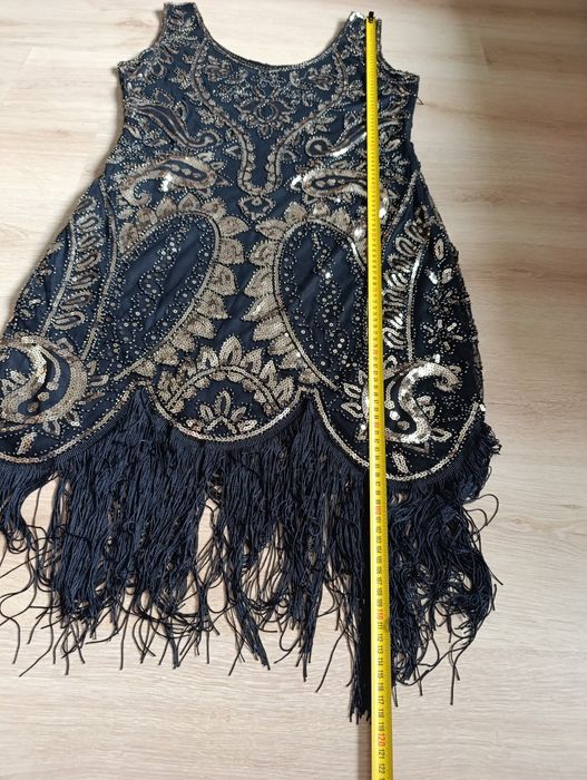 Strój karnawałowy lata 20-30 z dodatkami rozmiar 2XL