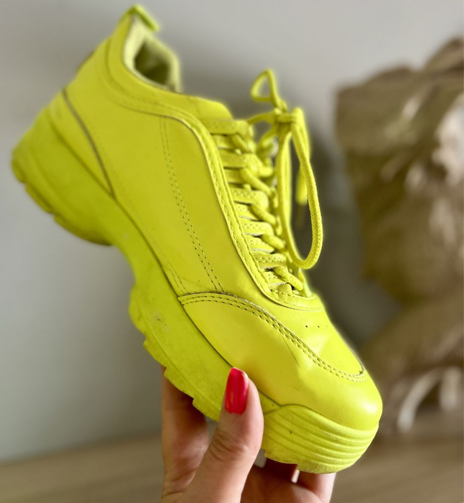 Buty sportowe_sneakersy_39_neon