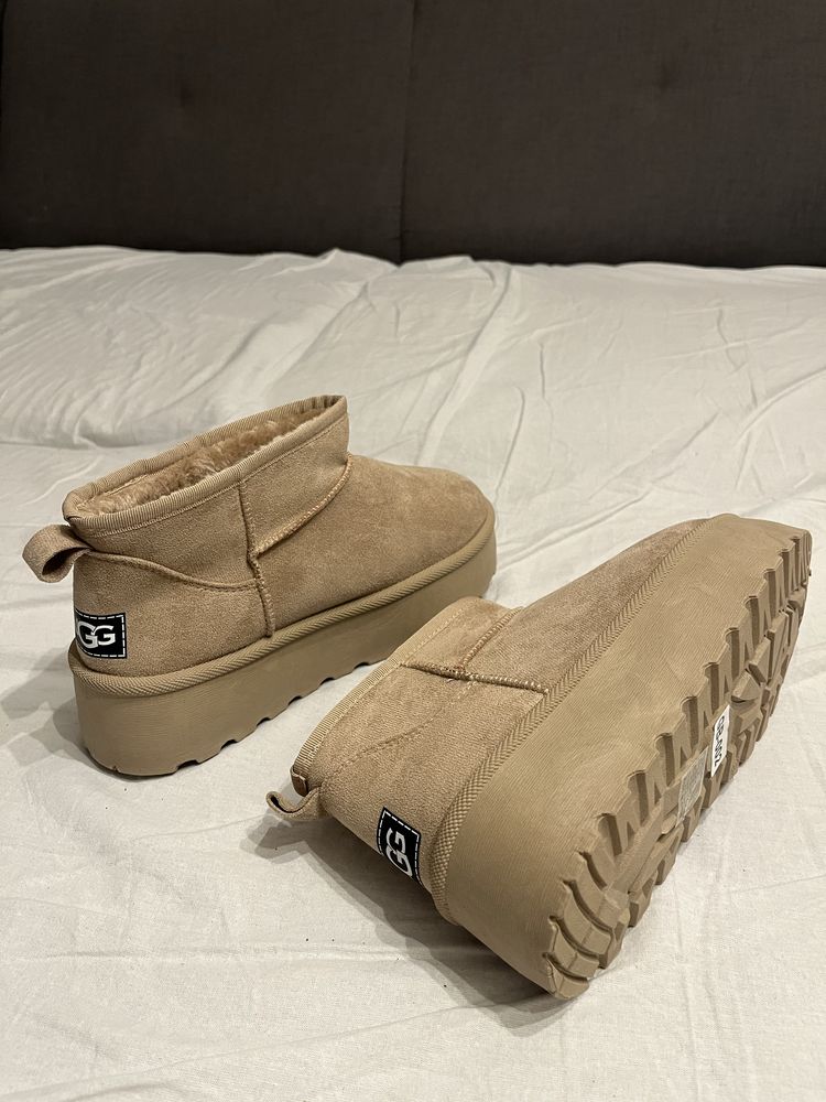 UGG Classic Ultra Mini Platform Boot Black Brown Grey Cream EU.39
