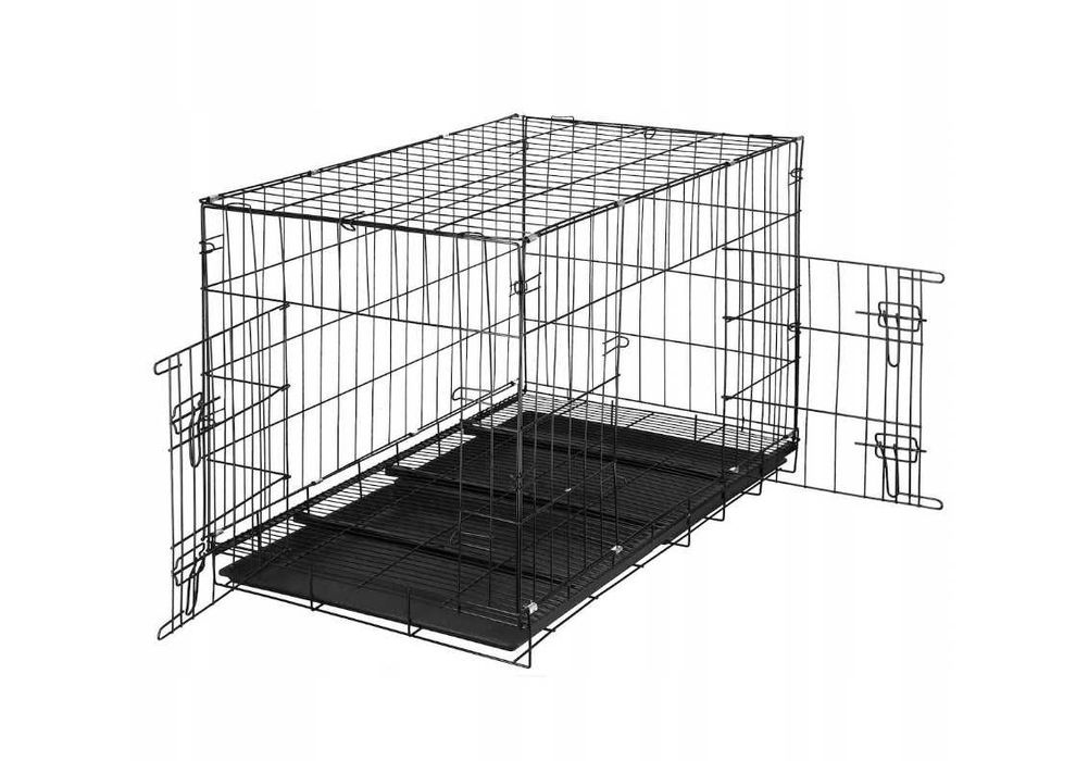 DUŻA klatka metalowa kojec dla psa / psów zwierząt 100x70x60 !!!