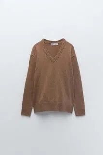 Sweter kaszmir oversize Zara