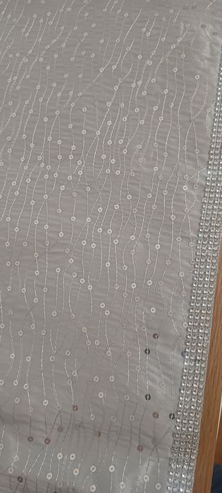 Bieżnik Froster 35x180 Home&You Cekiny Srebro