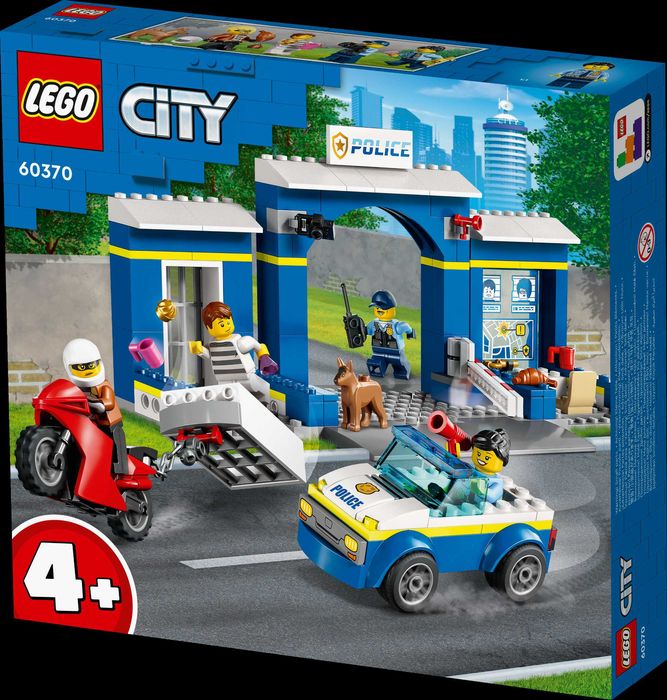 Конструктор 60370 LEGO City лего поліція авто полиция преследование