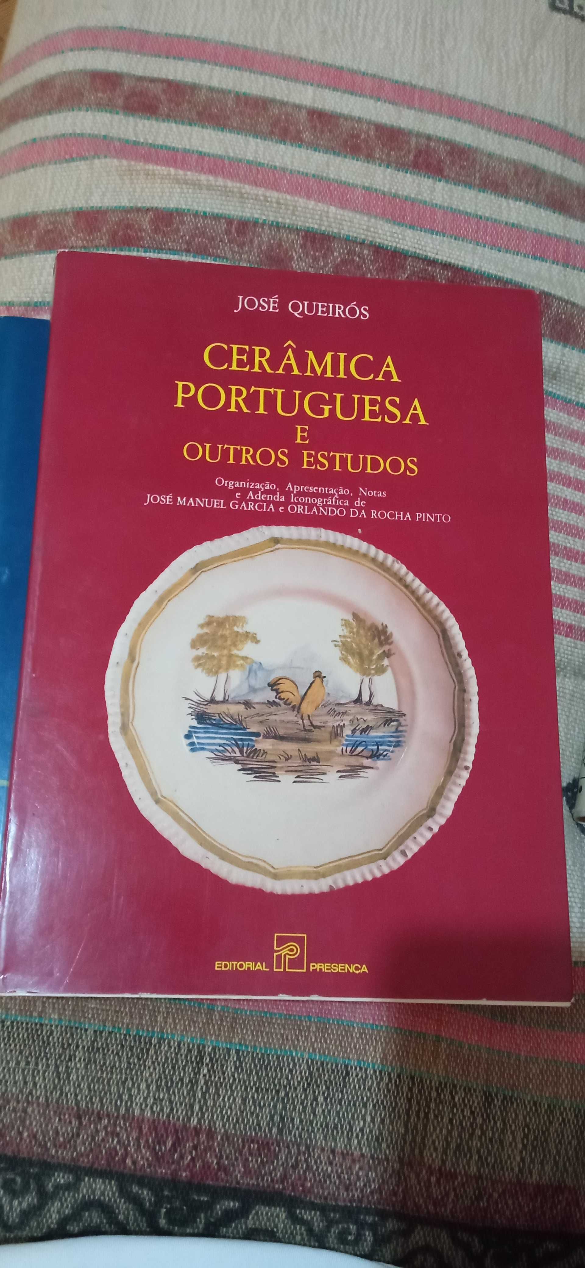 Livro Cerâmica Portuguesa e outros estudos de José Queirós