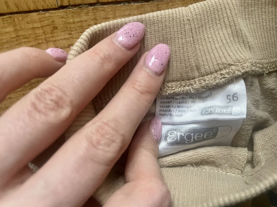 Zestaw 2 sztuki spodenek spodenki 56 noworodek w misie niebieskie