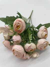 Bukiecik Róży Herbacianej Jasny Róż Ozdoba Do Wazonu Dekoracja Dom
