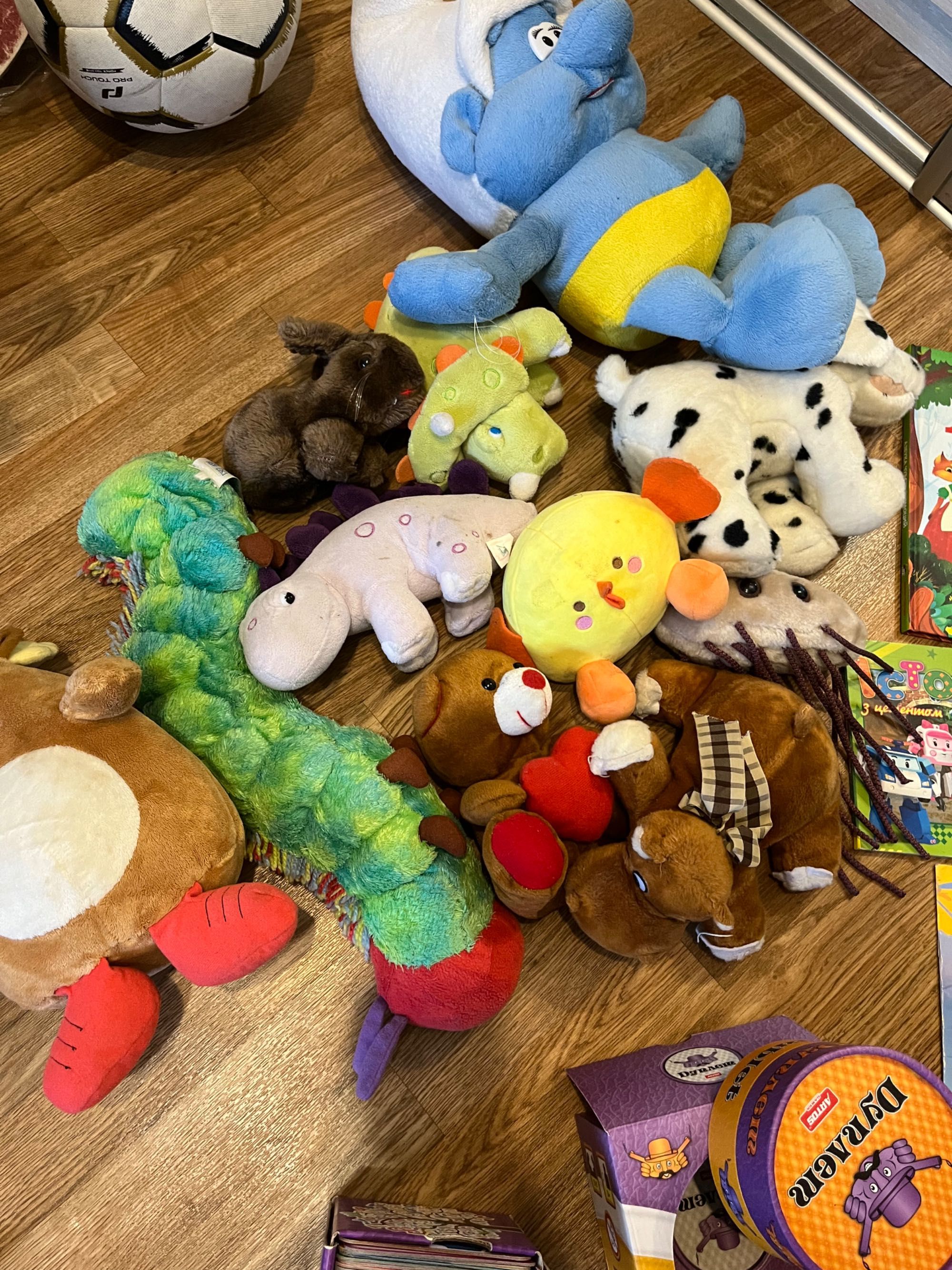 Мягкие игрушки много животные собачка динозаврики