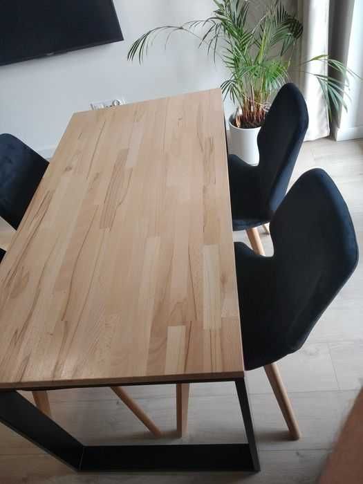 Stół i krzesła loft