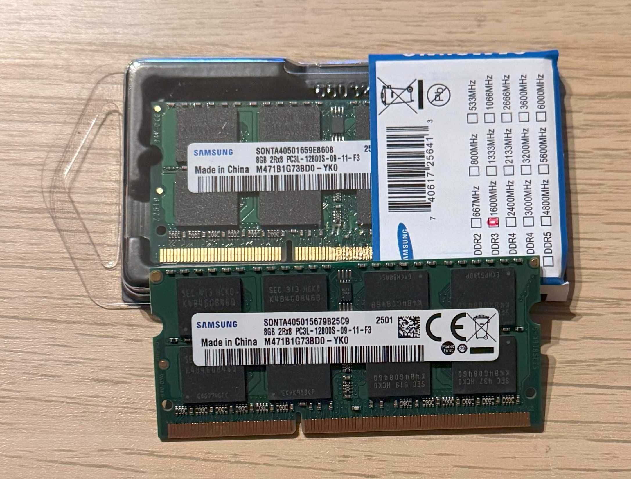 Pamięć Samsung DDR3L 8GB 1600MHz PC3L-12800S 1.35V CL11 M471B1G73BD0