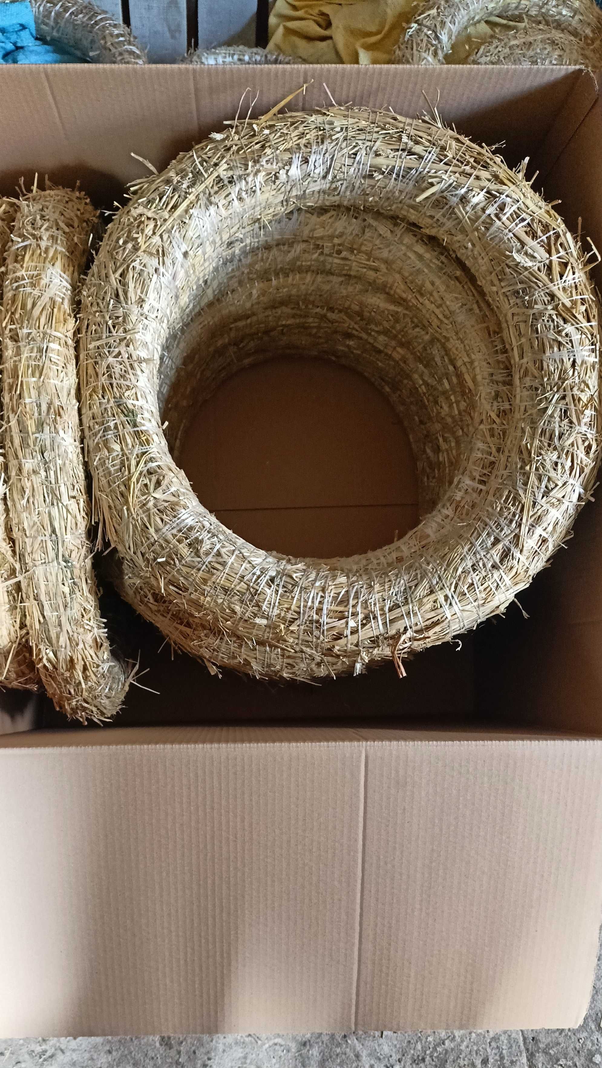 Wianek że słomy 50cm