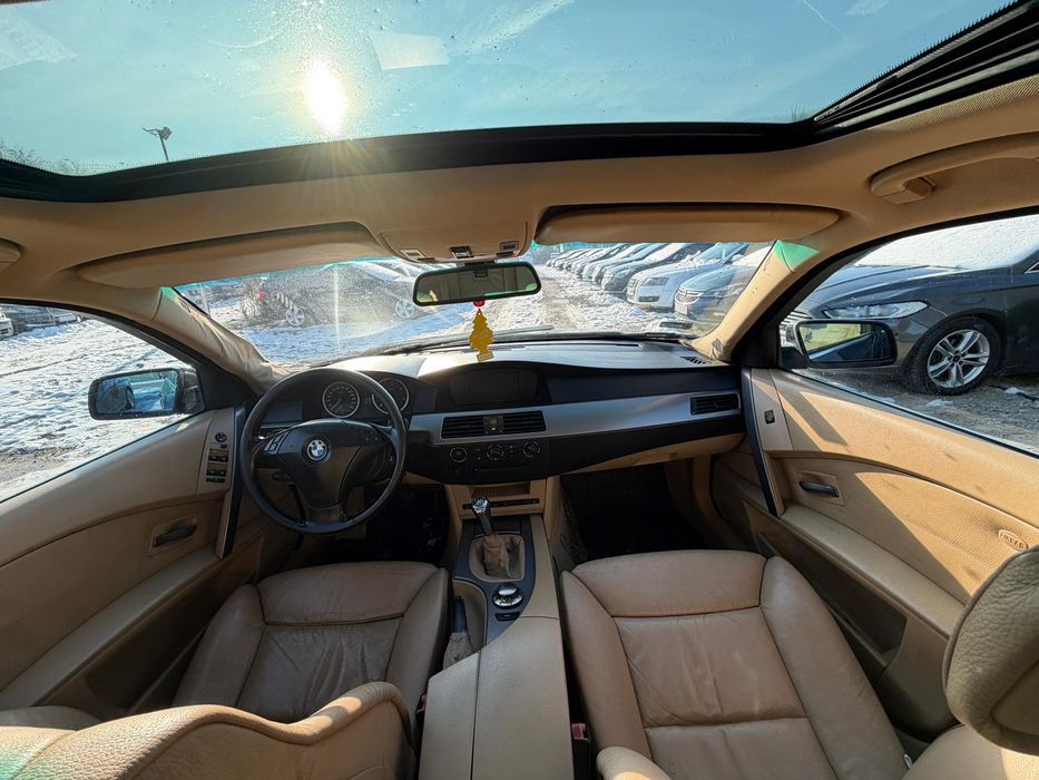 Bmw e60 M57 2.5 Diesel/Navi/Skóra/Pdc/Szyberdach/Hak/Zamiana!