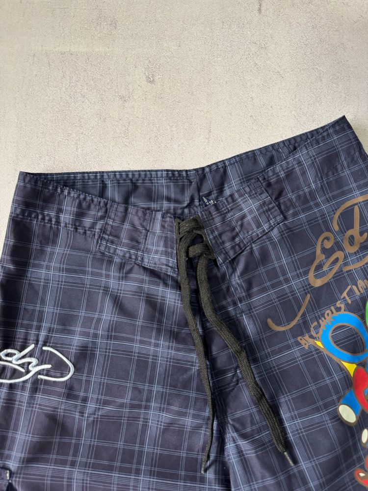 Шорти чоловічі Ed Hardy big logo оригінал повсякденні пляжні карго