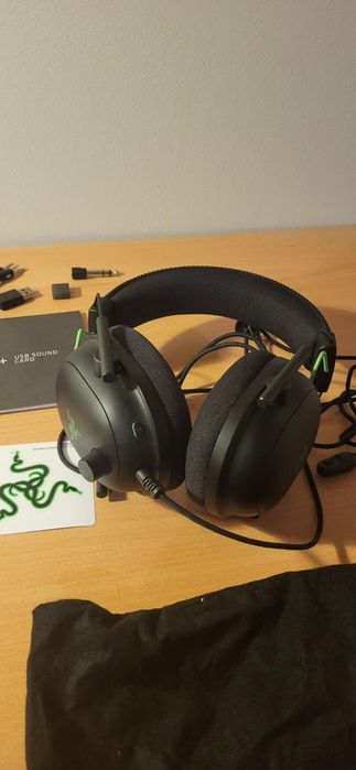 Słuchawki przewodowe nauszne Razer BlackShark V2 + USB card