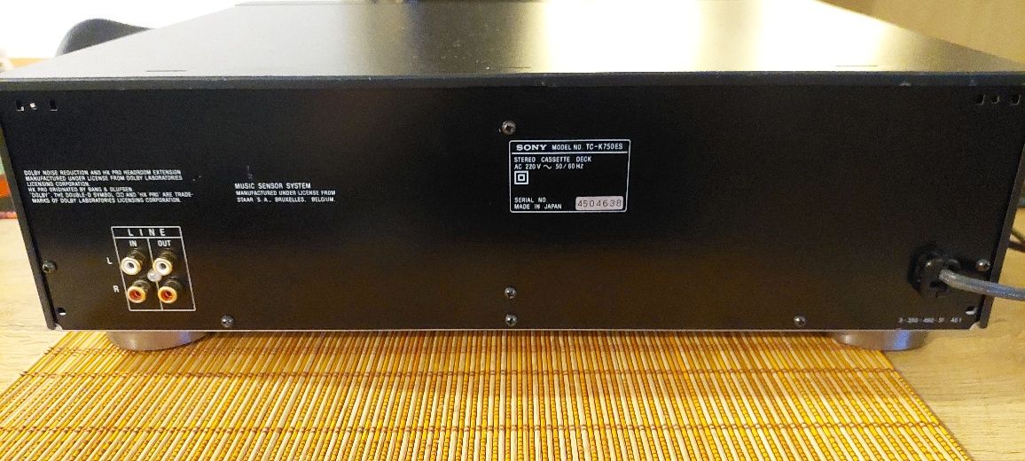 Sony tc-k750es super stan