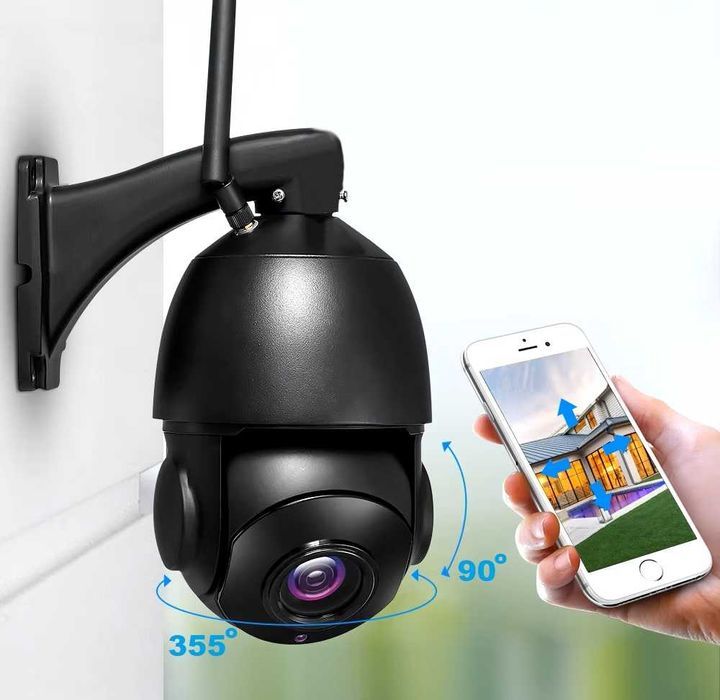 Kamera Obrotowa Zewnętrzna IP Wifi 30X Zoom Optyczny 8Mpx 4K