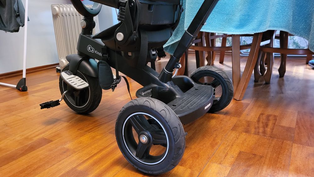 KINDERKRAFT - Rowerek trójkołowy dziecięcy 5w1 EASYTWIST zielono/czarn