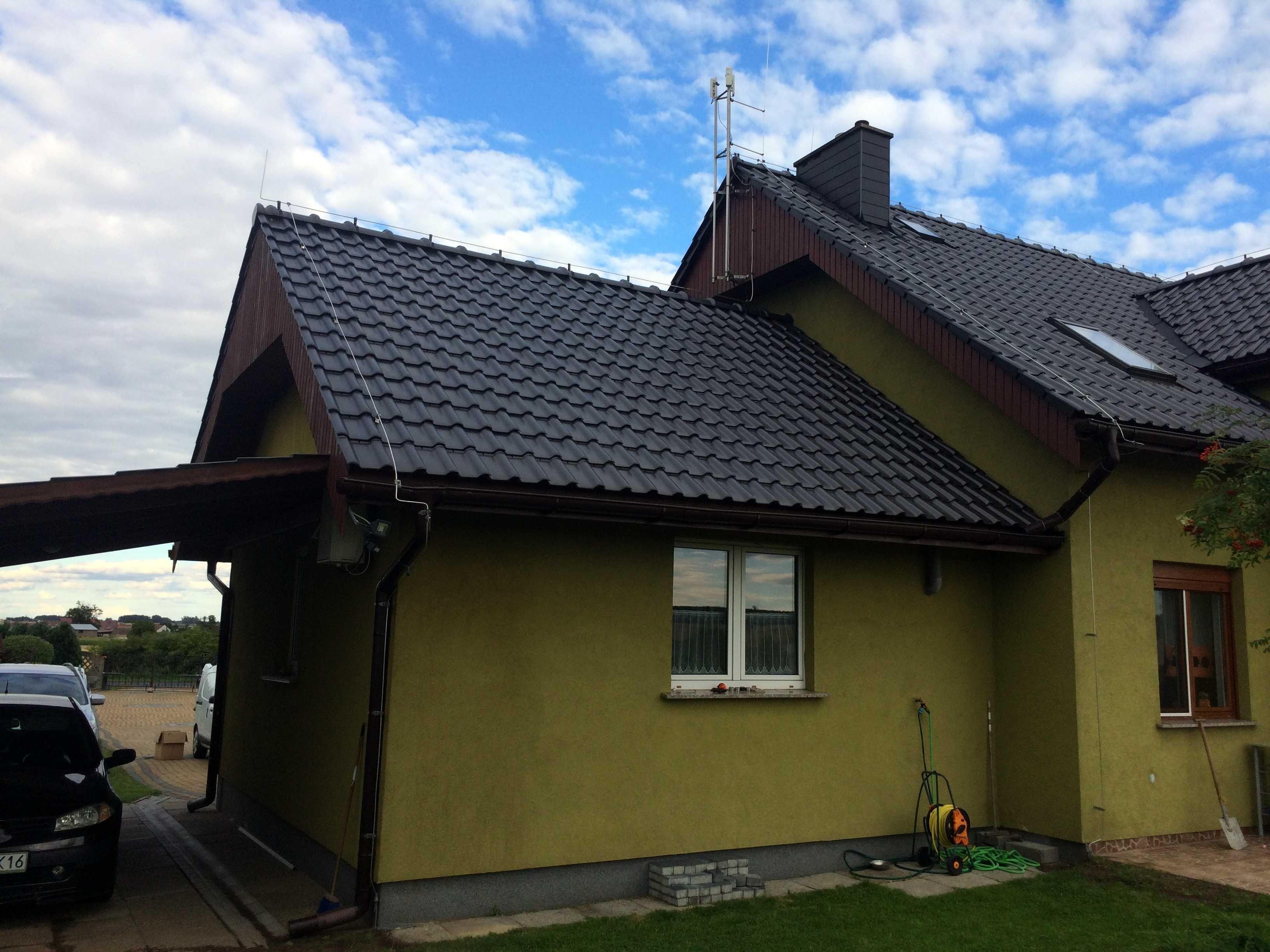 Kompleksowa instalacja odgromowa, piorunochron