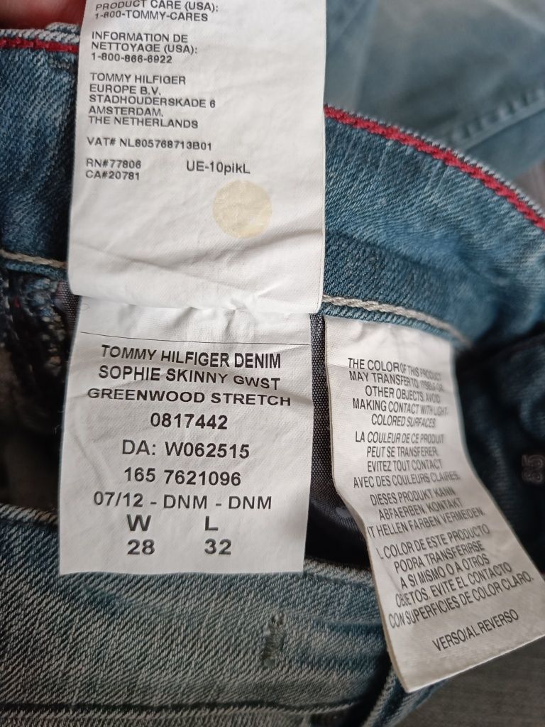 Jeansy Tommy Hilfiger r. 28/32