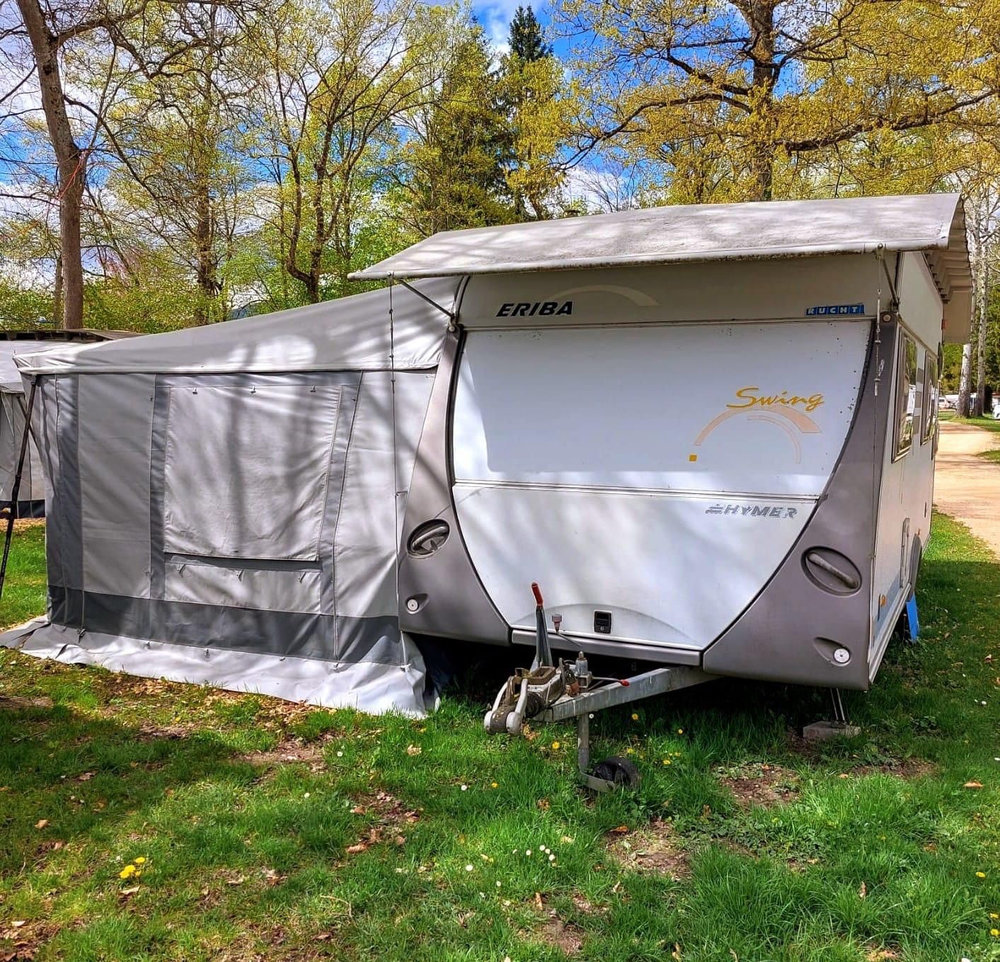 Hymer Eriba swing piętrowe łóżko